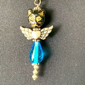 Necklace cat angel